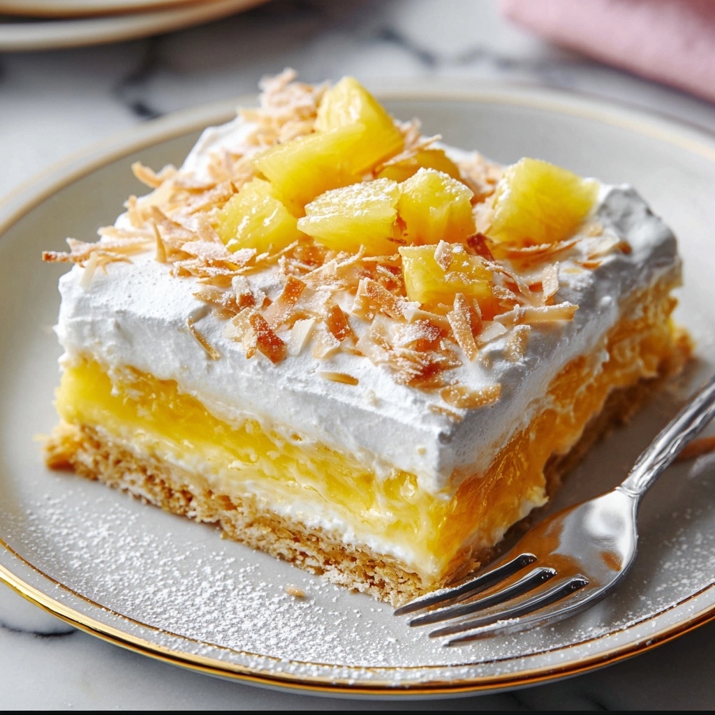 Easy No-Bake Pineapple Dessert Recipe - Recipe Image