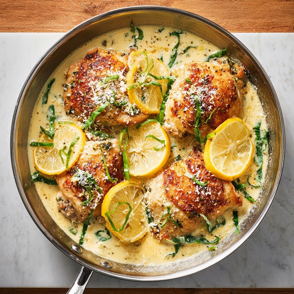 Creamy Lemon Chicken Recipe - Recipe Image