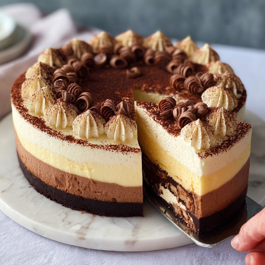 Italian Tiramisu Cheesecake Recipe - Recipe Image