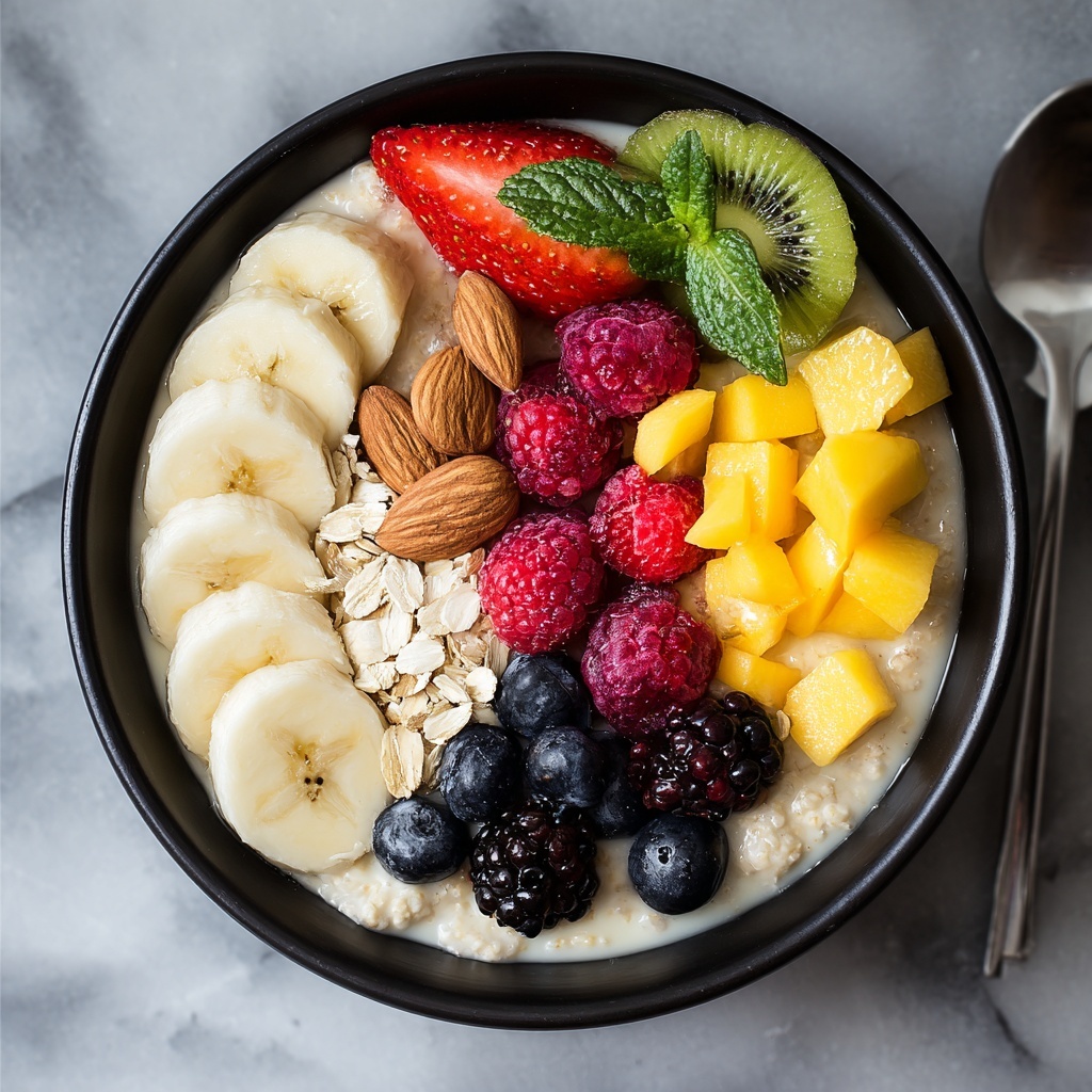 Oatmeal with Fruits and Nuts Recipe - Recipe Image