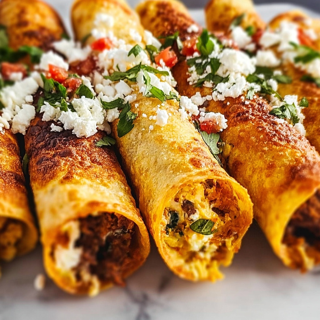 Crispy Chicken Taquitos Recipe - Recipe Image