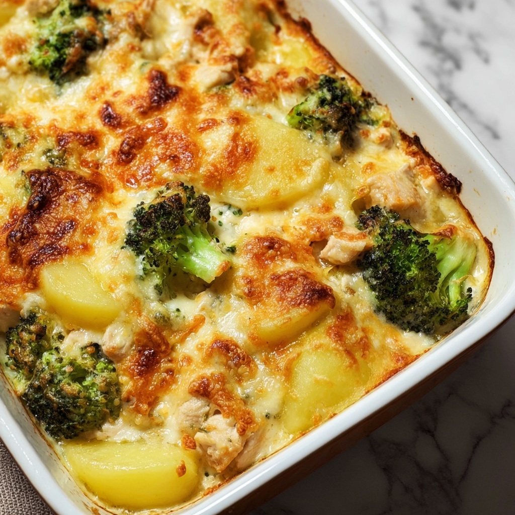 Baked Potato Chicken and Broccoli Casserole Recipe - Recipe Image