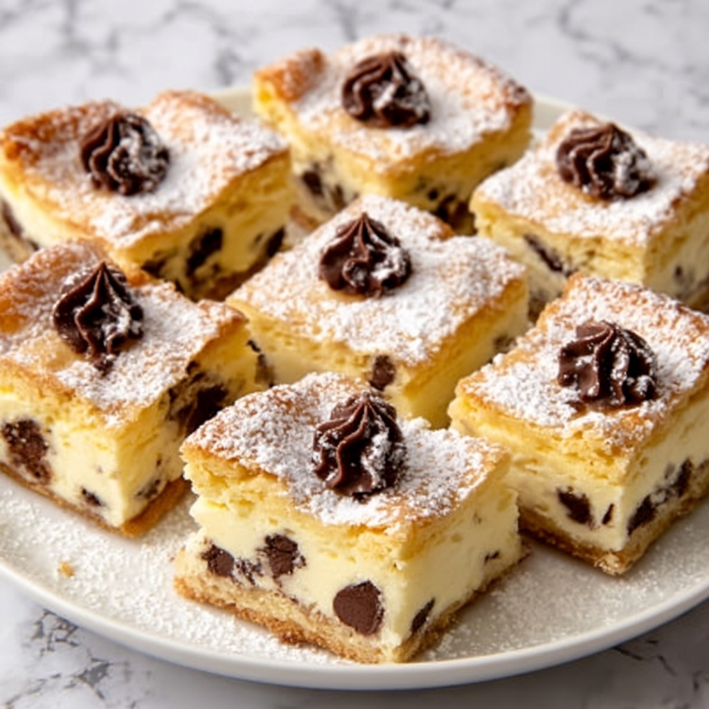 Ricotta Cannoli Squares Recipe - Recipe Image