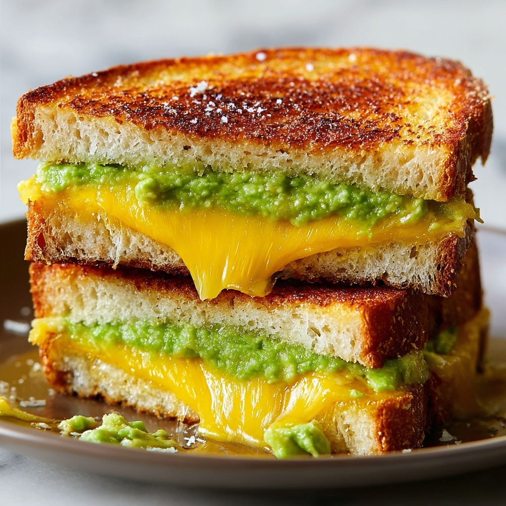 Avocado Grilled Cheese Sandwiches Recipe - Recipe Image