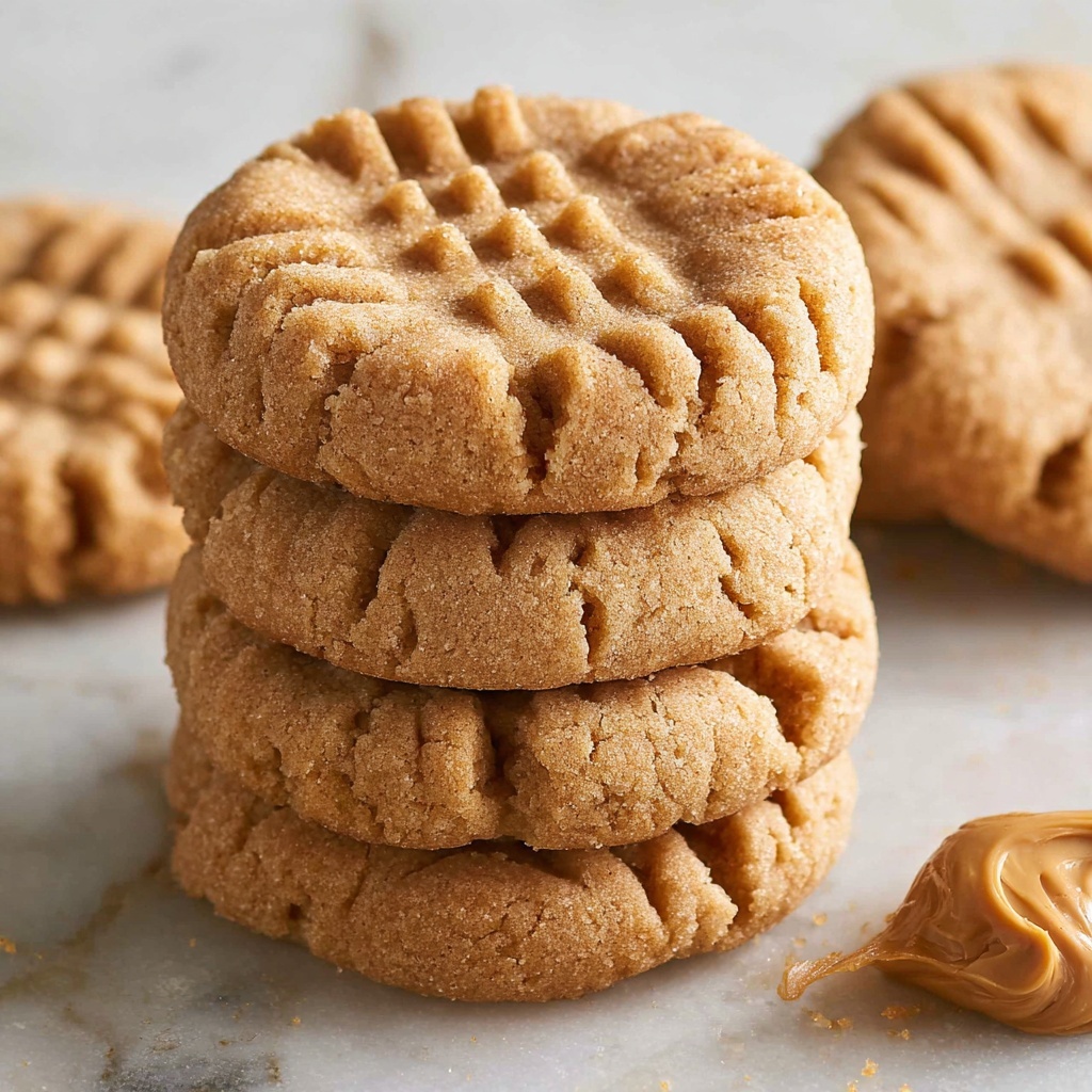 Chewy Peanut Butter Cookies Recipe - Recipe Image