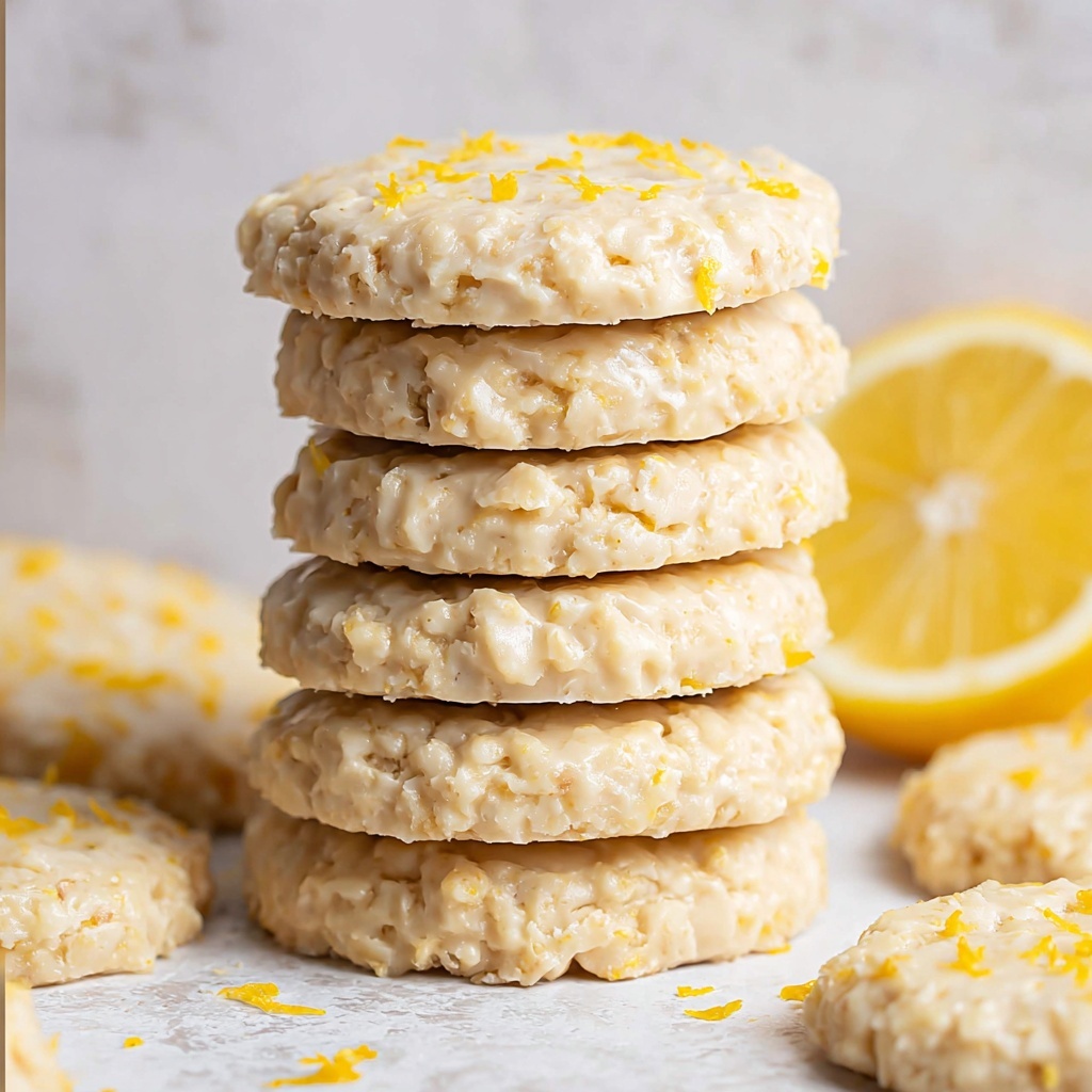 Lemon Oatmeal No-Bake Cookies Recipe - Recipe Image