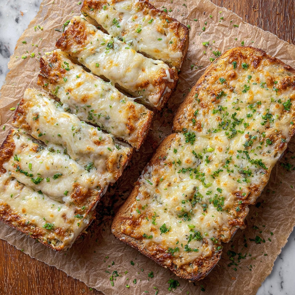 French Onion Garlic Bread Recipe - Recipe Image