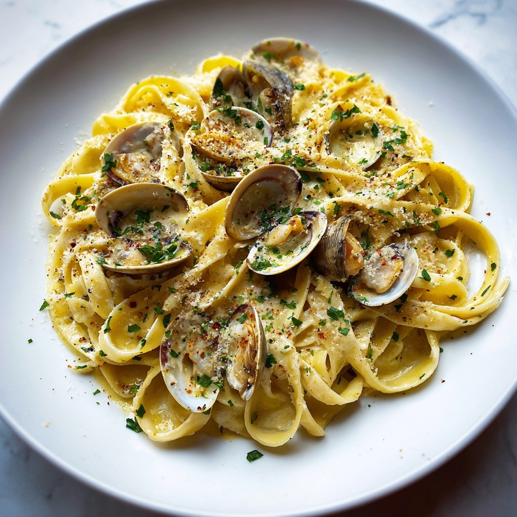 Easy Linguine with Clam Sauce Recipe - Recipe Image