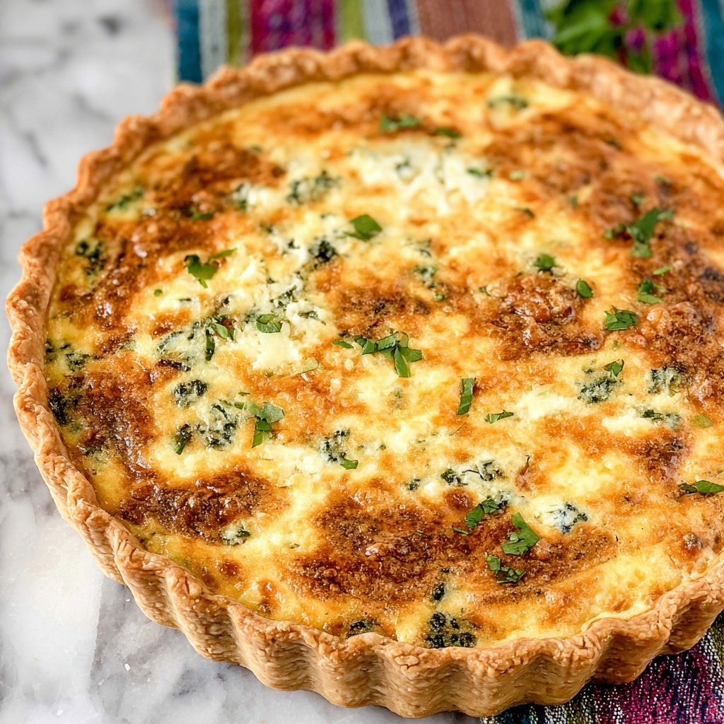 Monterey Chicken Quiche Recipe - Recipe Image