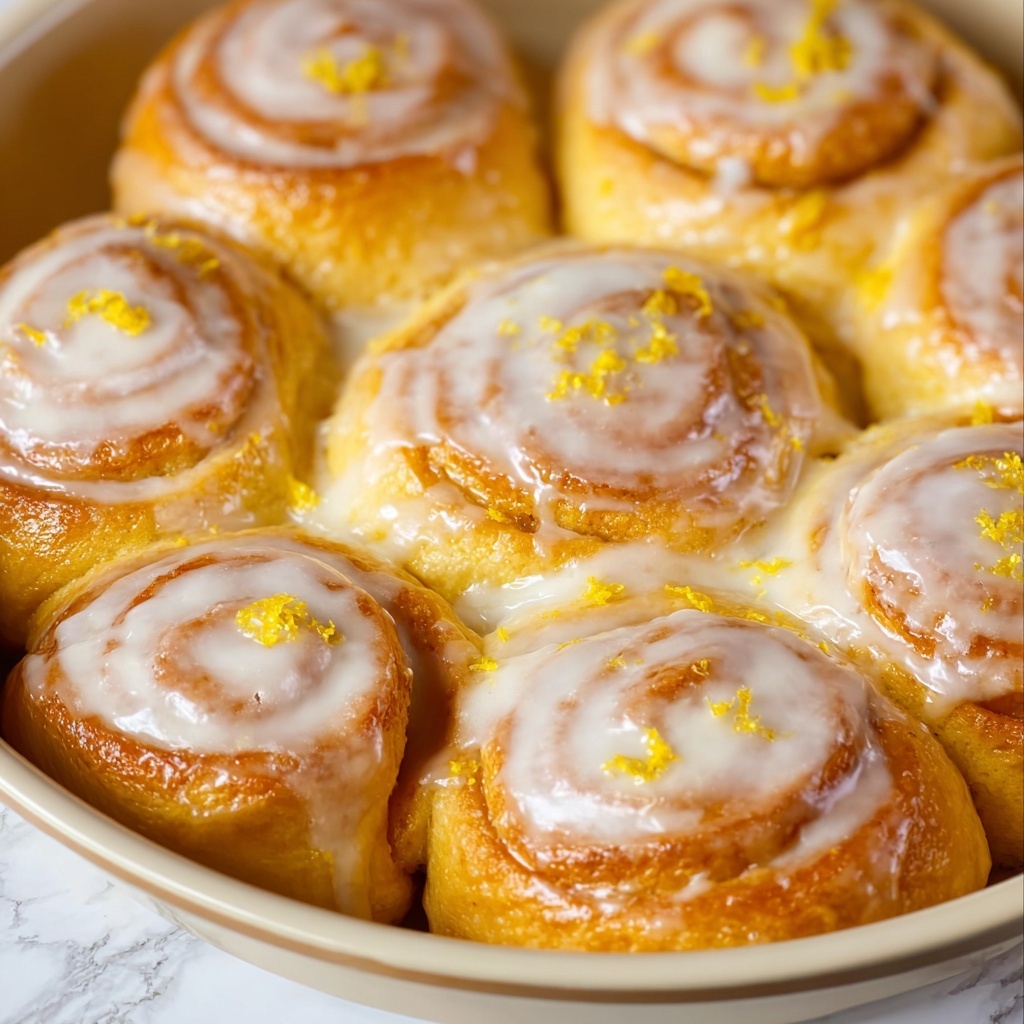 Easy Lemon Rolls Recipe - Recipe Image