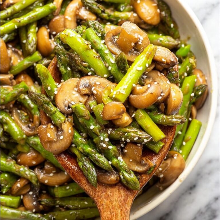 Teriyaki Asparagus and Mushrooms Recipe