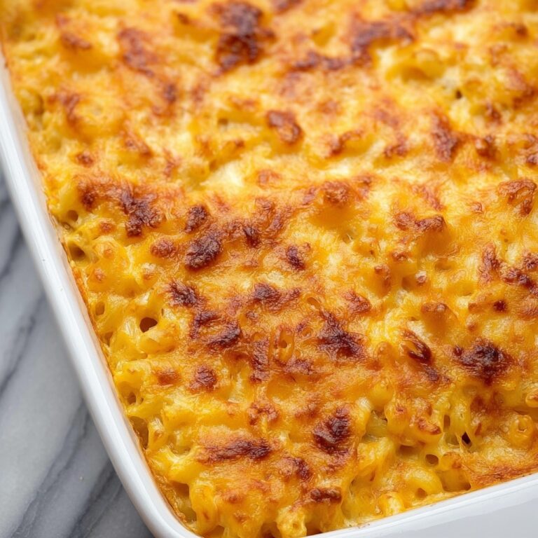 Baked Macaroni and Cheddar Casserole Recipe