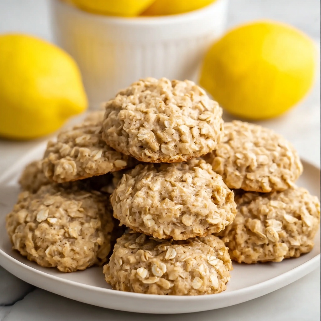 Lemon Oatmeal No Bake Cookies Recipe - Recipe Image