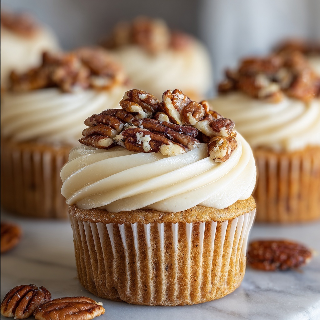 Pecan Pie Cupcakes Recipe - Recipe Image