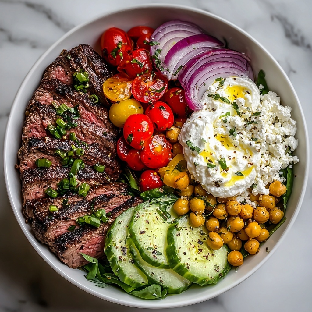 Mediterranean Steak Bowl Recipe - Recipe Image