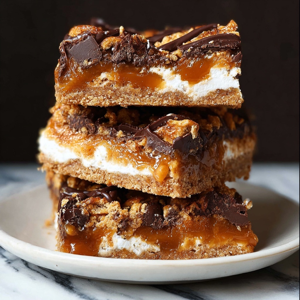 Butterfinger Caramel Bars Recipe - Recipe Image