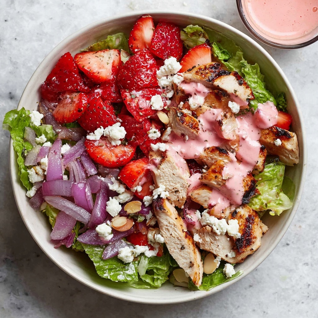 Strawberry Chicken Salad with Balsamic Vinaigrette Recipe - Recipe Image