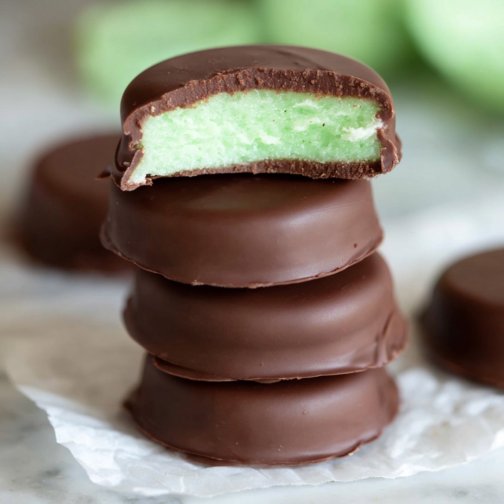 Chocolate Covered Mint Patties Recipe - Recipe Image