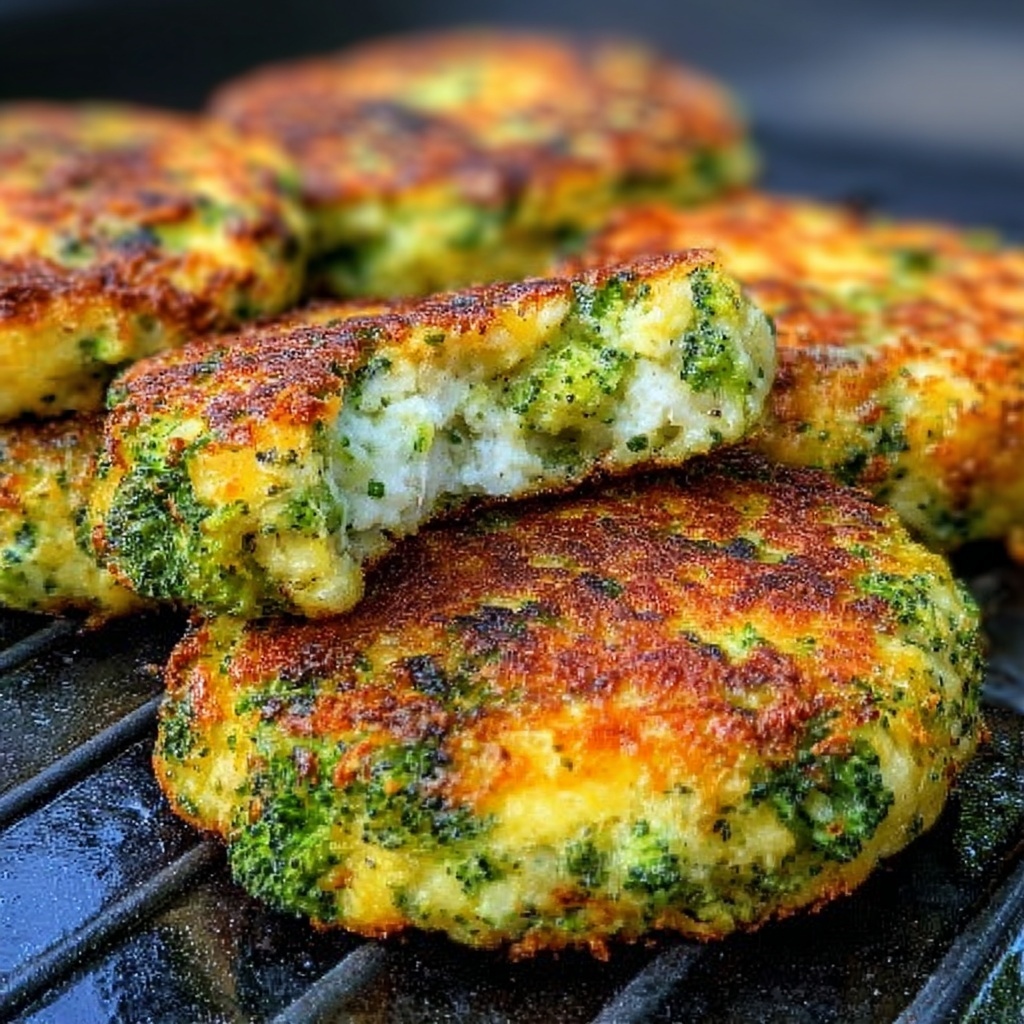 Spinach and Cheese Stuffed Cauliflower Patties Recipe - Recipe Image