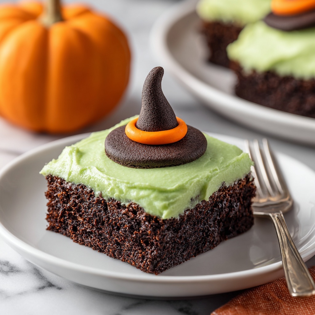 Melting Witch Poke Cake Recipe - Recipe Image