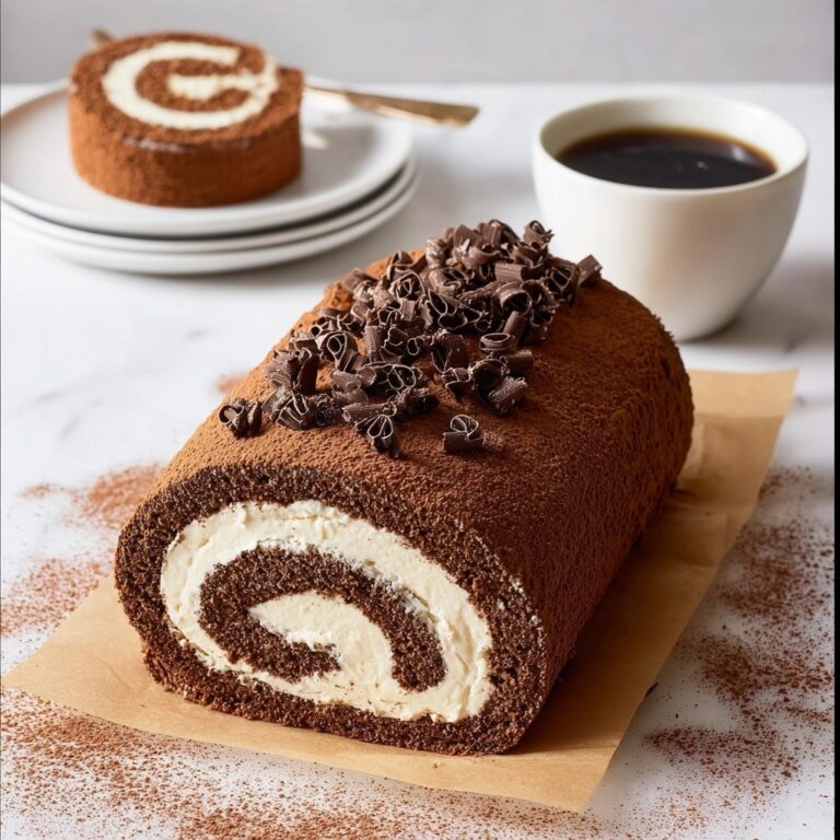 Tiramisu Swiss Roll Recipe