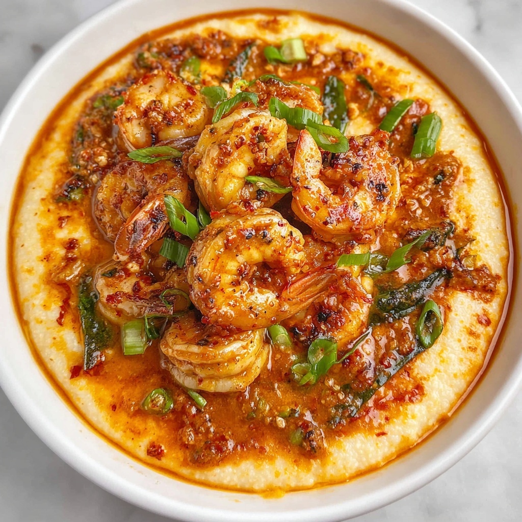 True Southern Shrimp and Grits with Cajun Seasoning and Bacon Recipe - Recipe Image