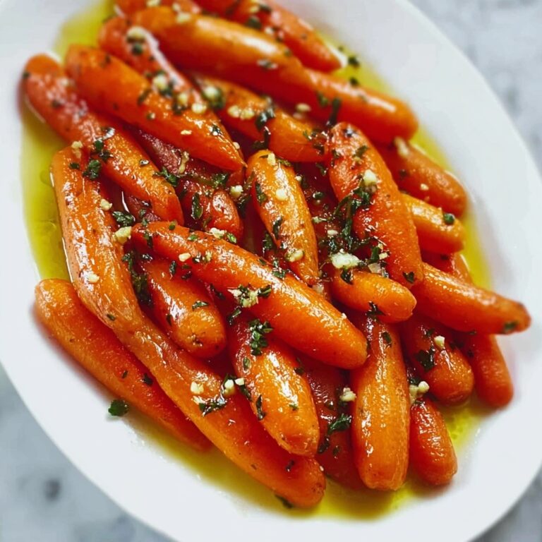 Honey Garlic Butter Roasted Carrots Recipe
