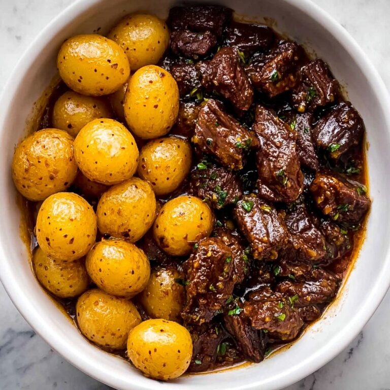 Garlic Butter Beef Bites in the Slow Cooker Recipe