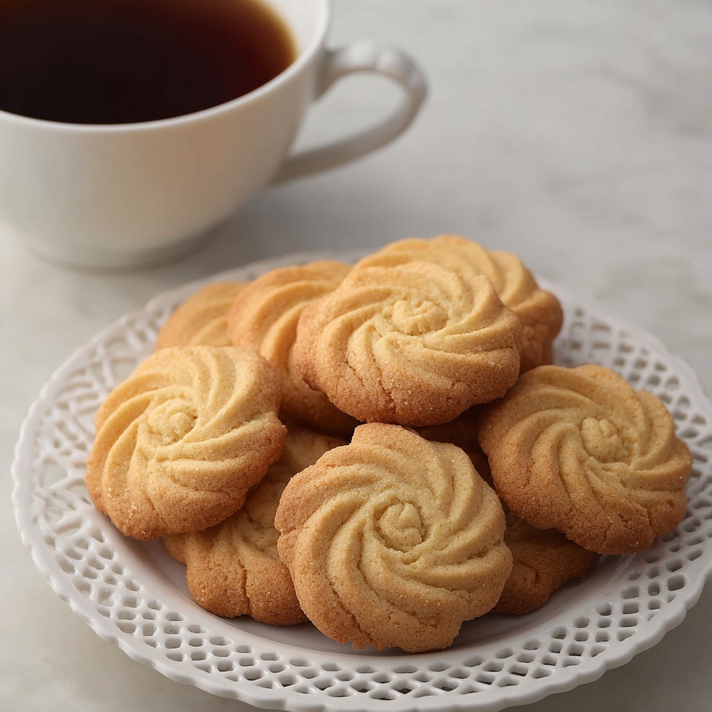 Easy Melt-in-Your-Mouth Danish Butter Cookies Recipe - Recipe Image