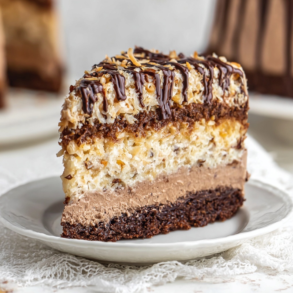 German Chocolate Cheesecake Recipe - Recipe Image