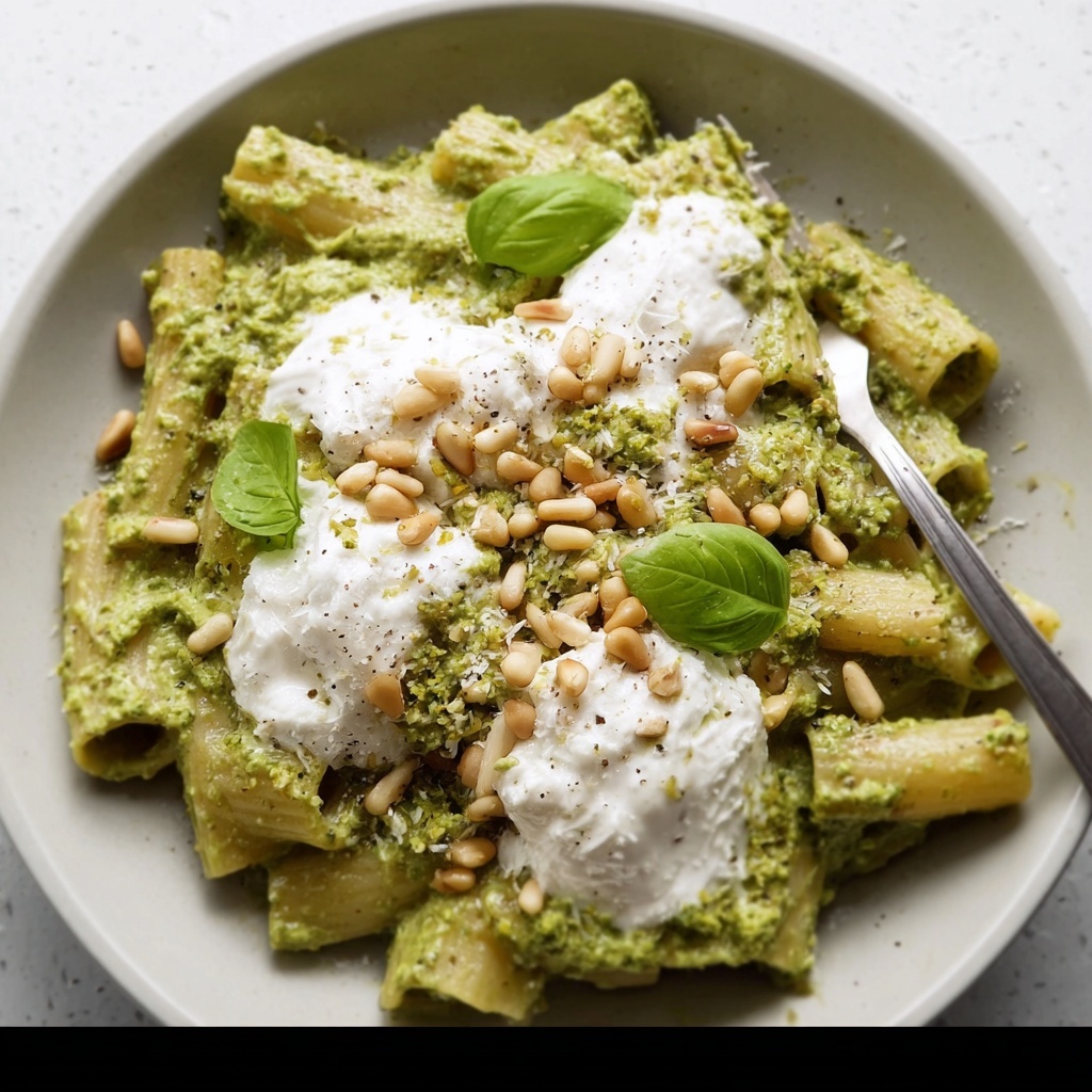 Creamy Pesto Pasta Sauce Recipe - Recipe Image