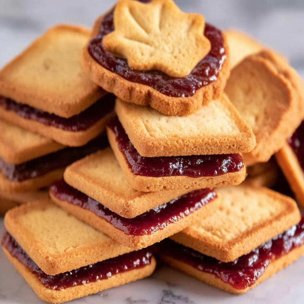 Peanut Butter and Jelly Sandwich Cookies Recipe - Recipe Image