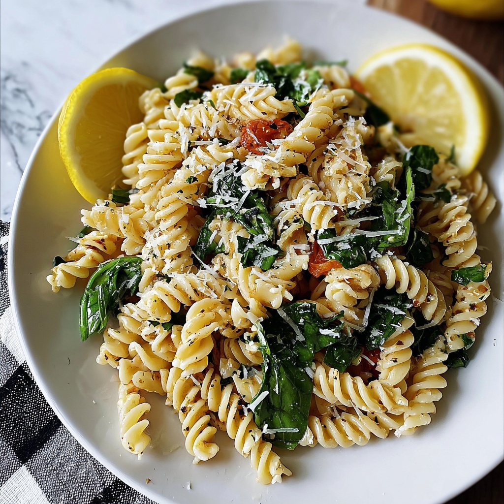 Lemon Basil Parmesan Pasta Salad Recipe - Recipe Image