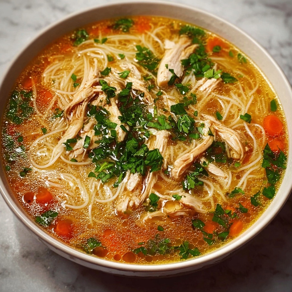 Cozy Chicken Vermicelli Soup Recipe - Recipe Image