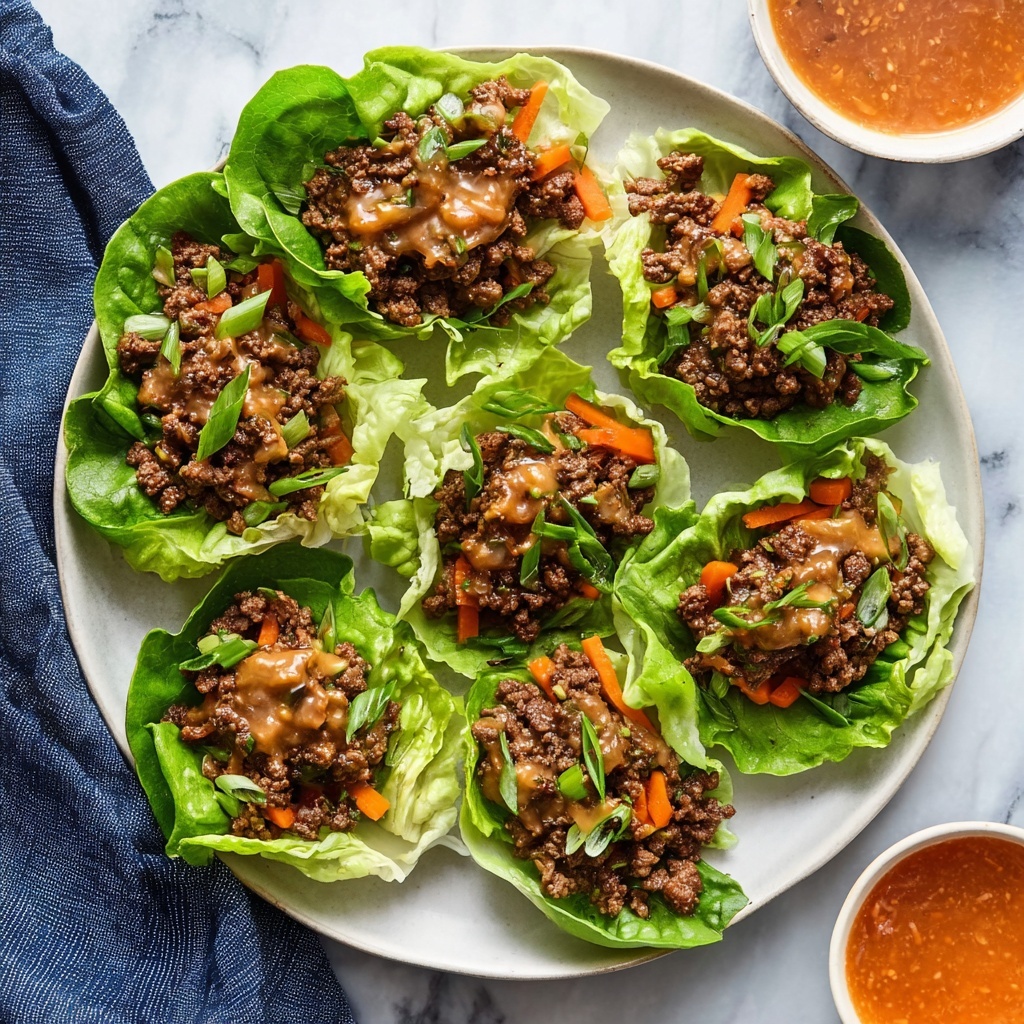Thai Basil Beef Lettuce Wraps Recipe - Recipe Image