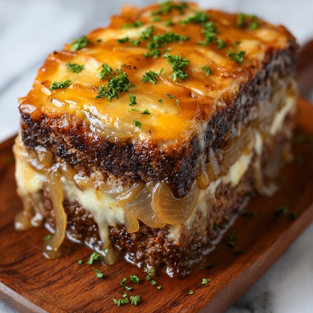French Onion Meatloaf Recipe - Recipe Image