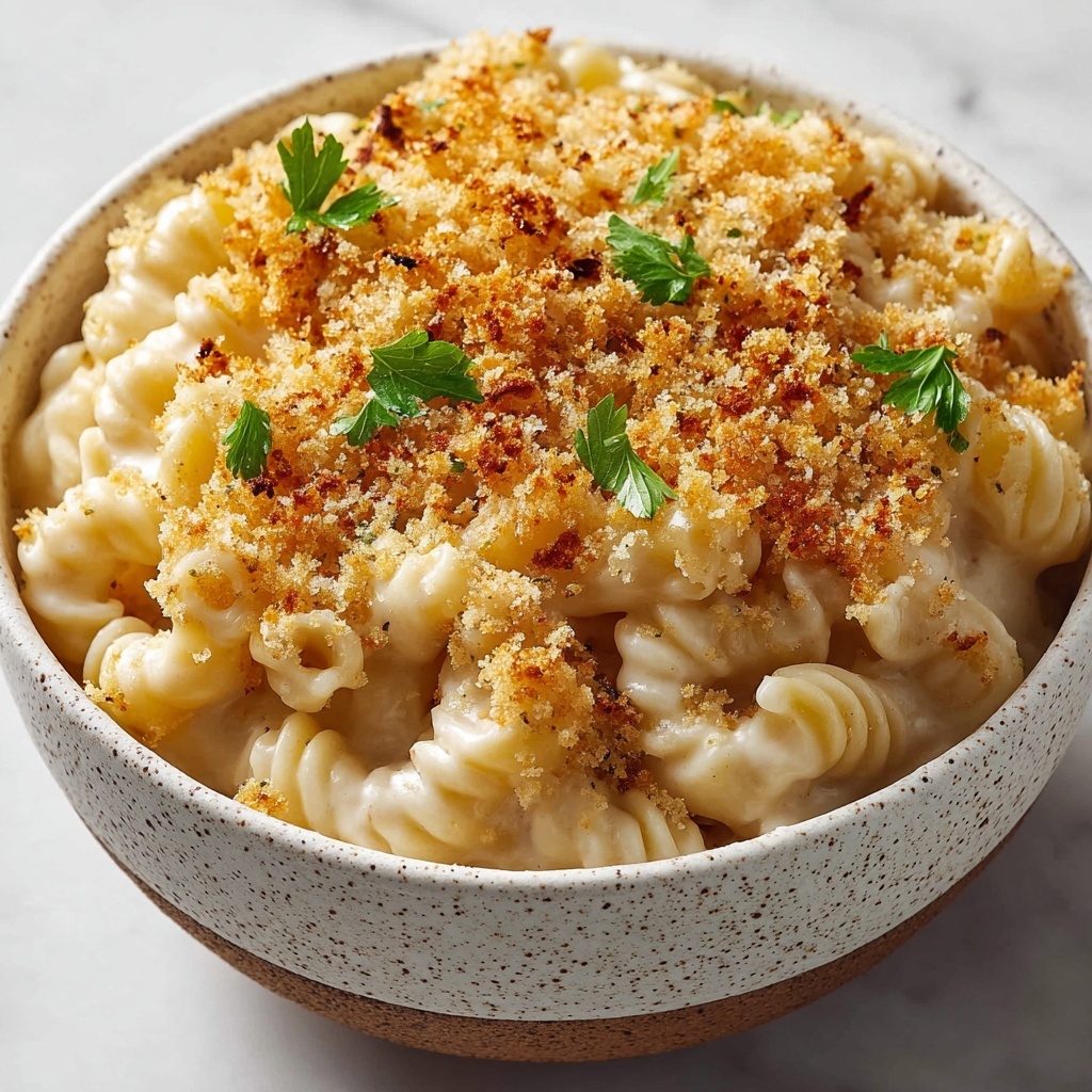 Garlic Parmesan Mac and Cheese Recipe - Recipe Image