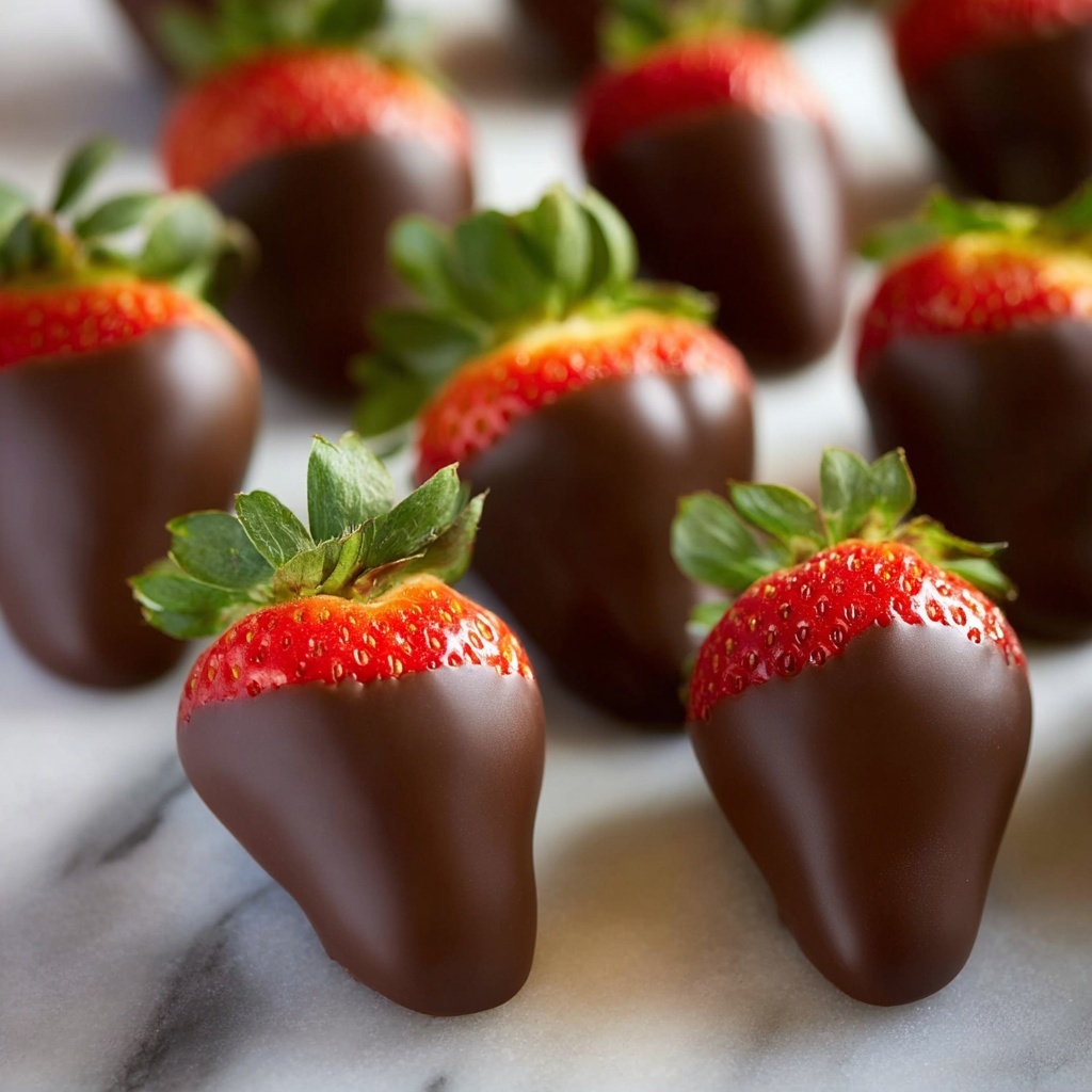 Gourmet Chocolate Covered Strawberries Recipe - Recipe Image