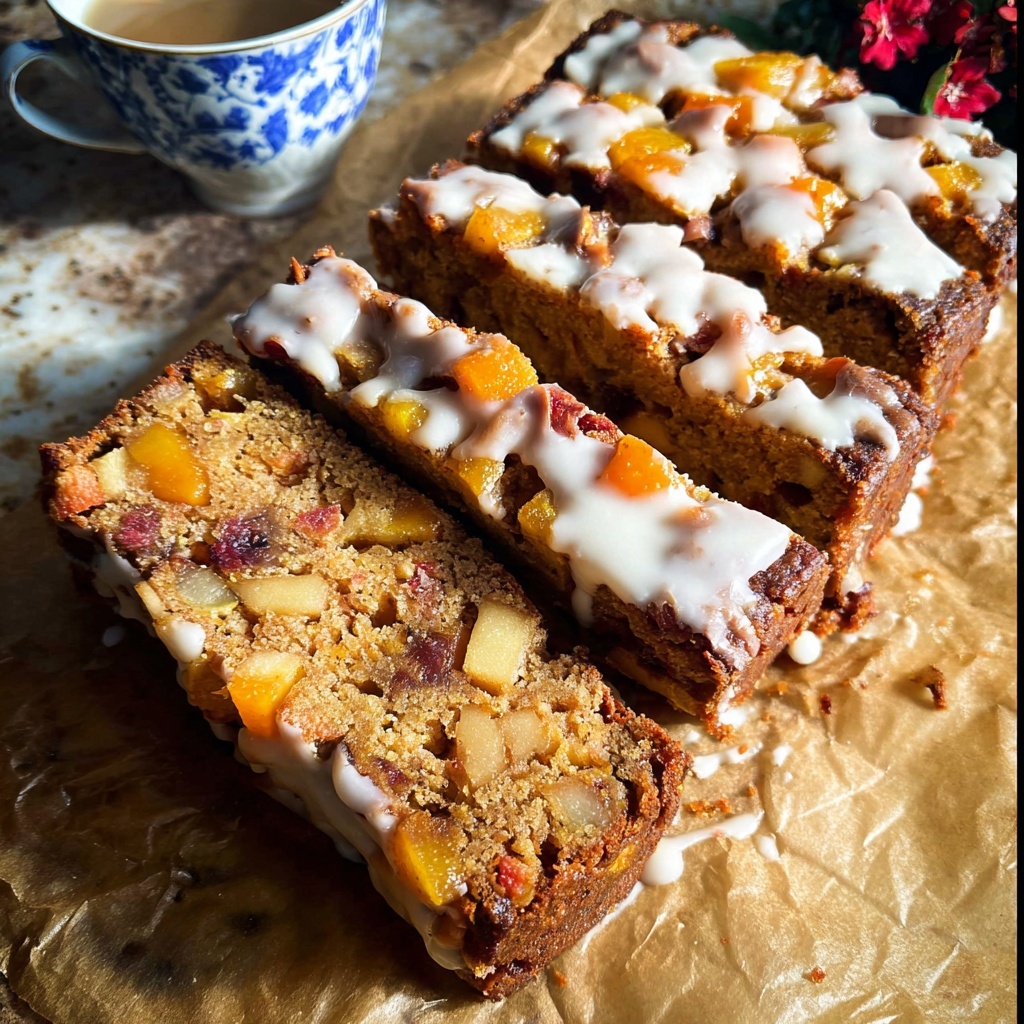 Glazed Honeycrisp Apple Fritter Cake Recipe - Recipe Image