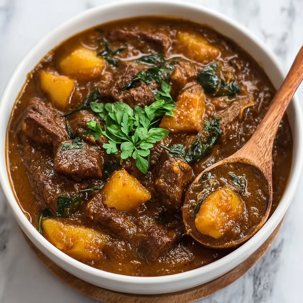 Slow Cooker Beef Massaman Curry Recipe - Recipe Image