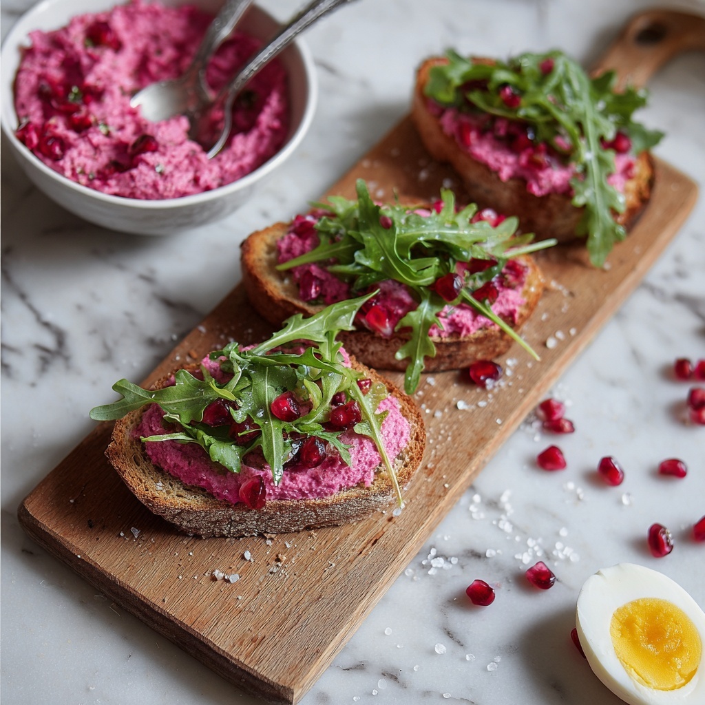 Beetroot and Ricotta Cheese Spread Recipe - Recipe Image