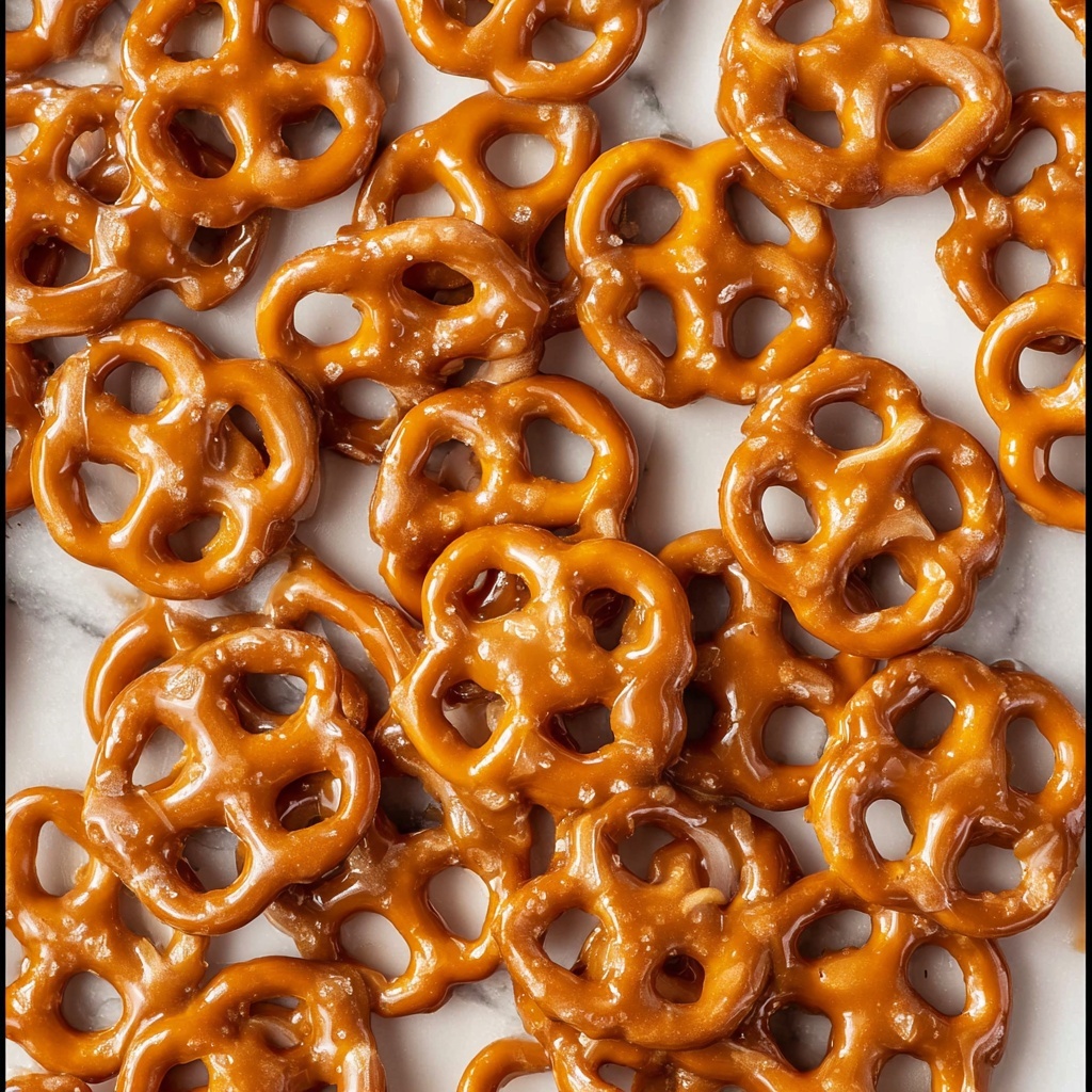 Caramel Pretzels (Butter Toffee Pretzels) Recipe - Recipe Image