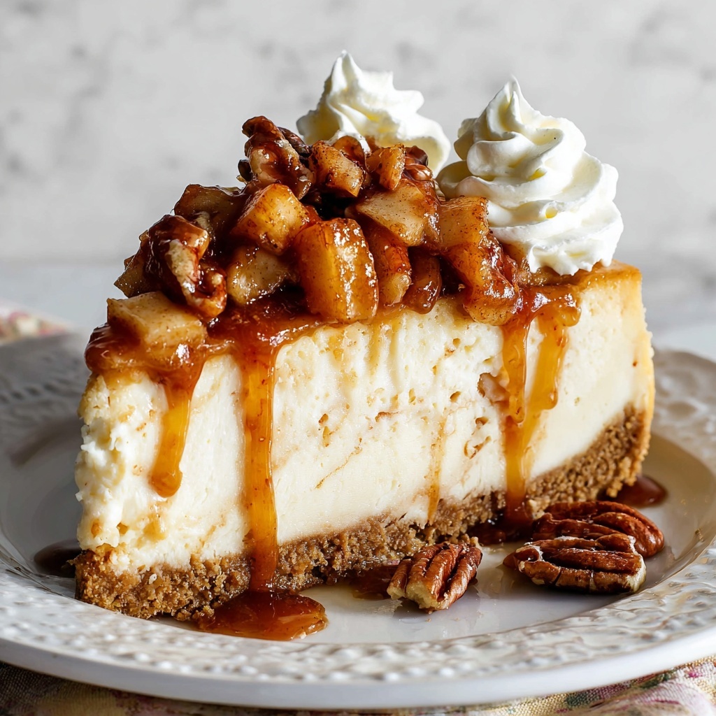 Caramel Apple Cheesecake Recipe - Recipe Image
