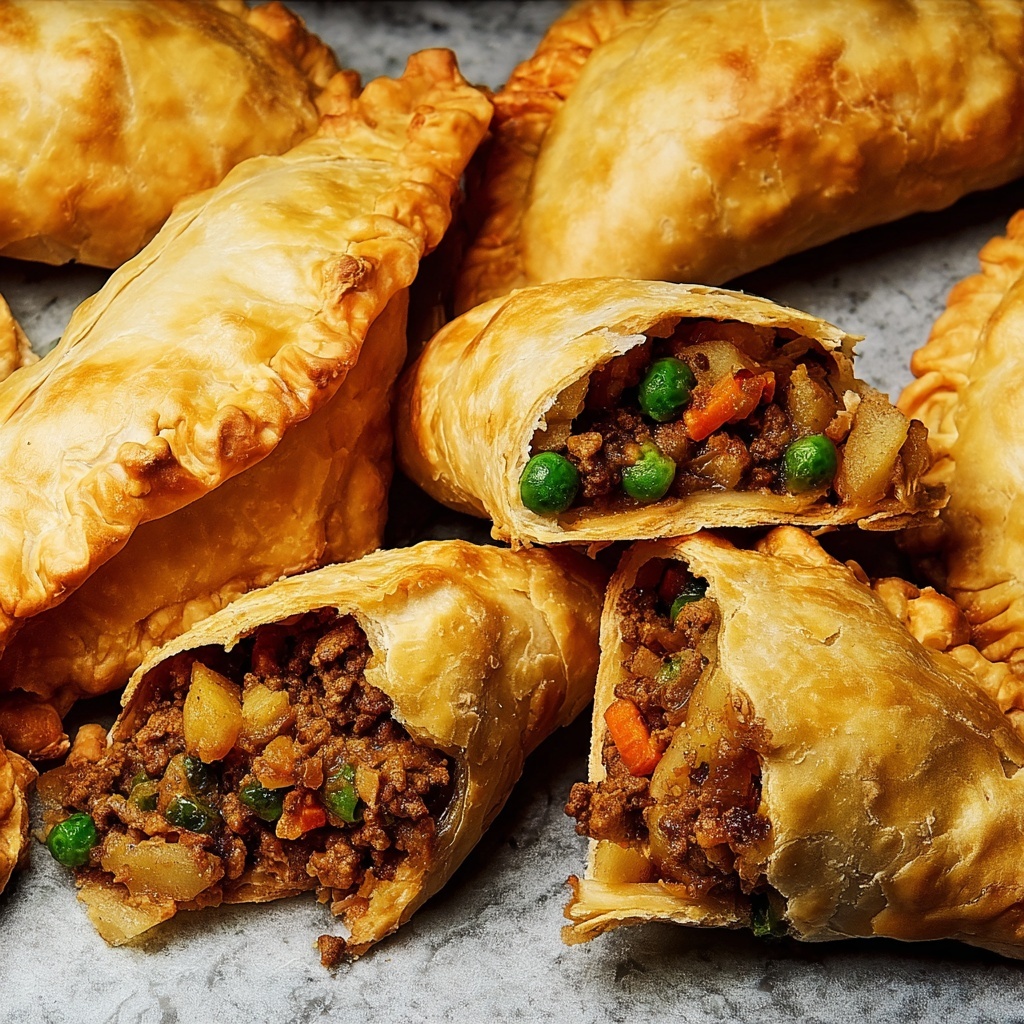 Baked Beef Empanadas with Homemade Dough Recipe - Recipe Image