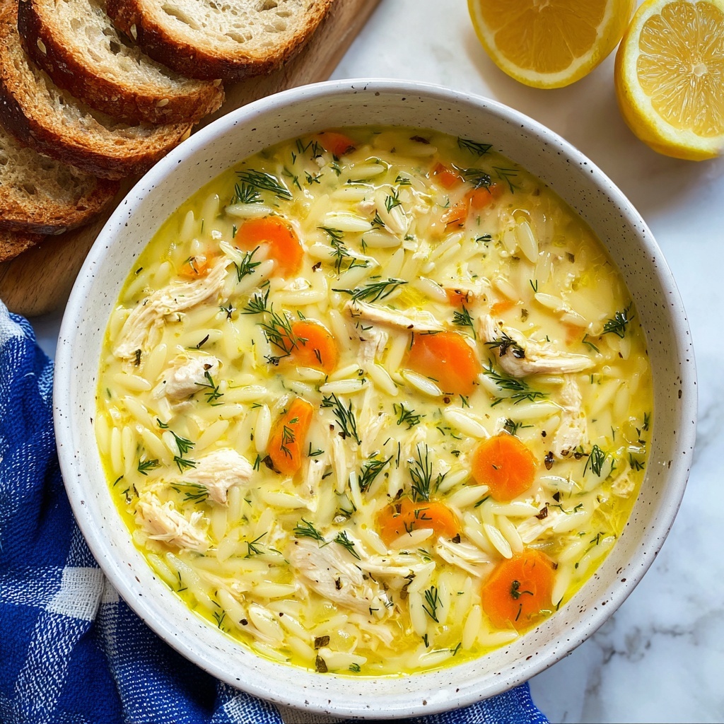 Greek Lemon Chicken Soup Recipe - Recipe Image