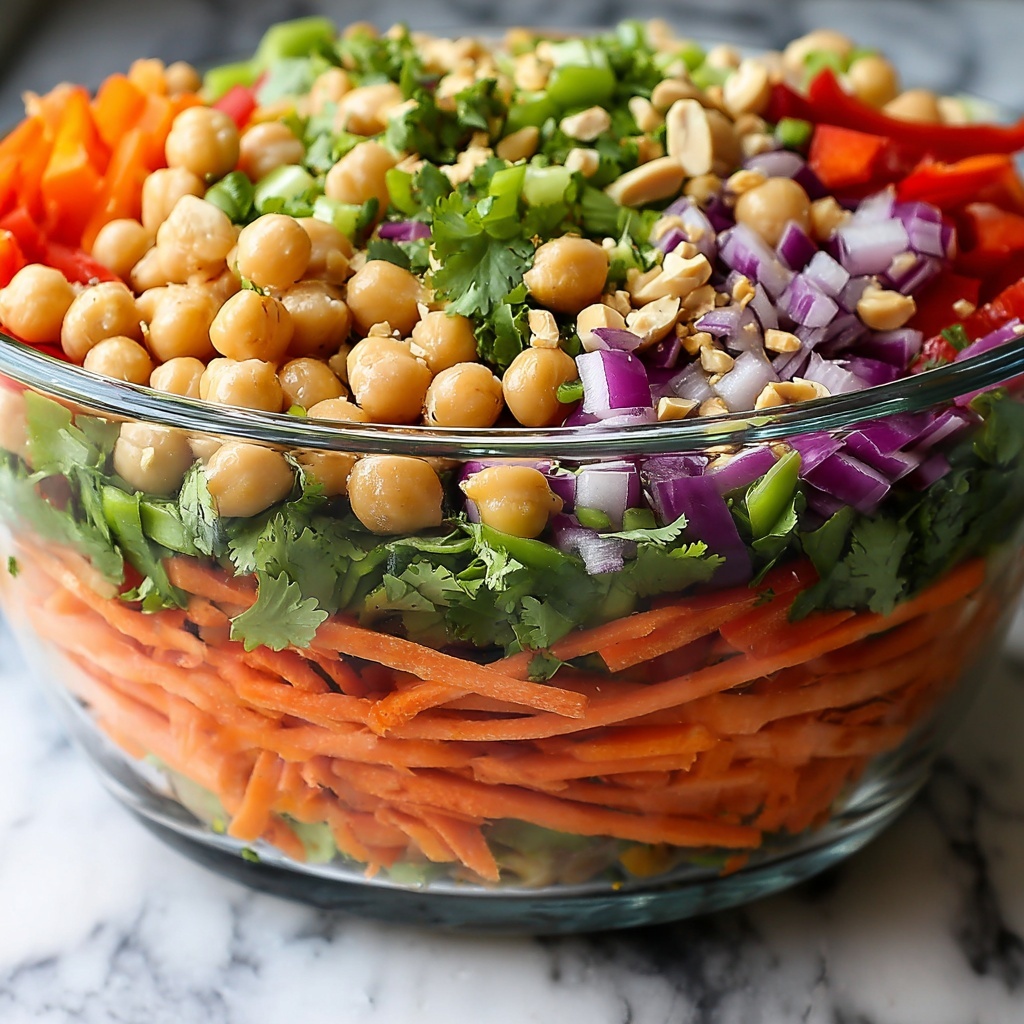 Crunchy Thai Chickpea Salad Recipe - Recipe Image
