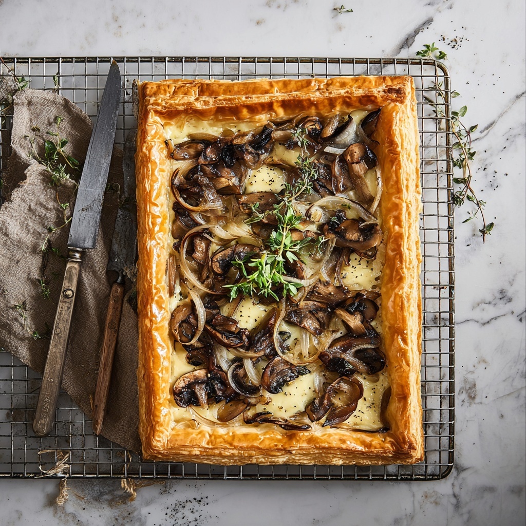 Artichoke and Mushroom Tart Recipe - Recipe Image