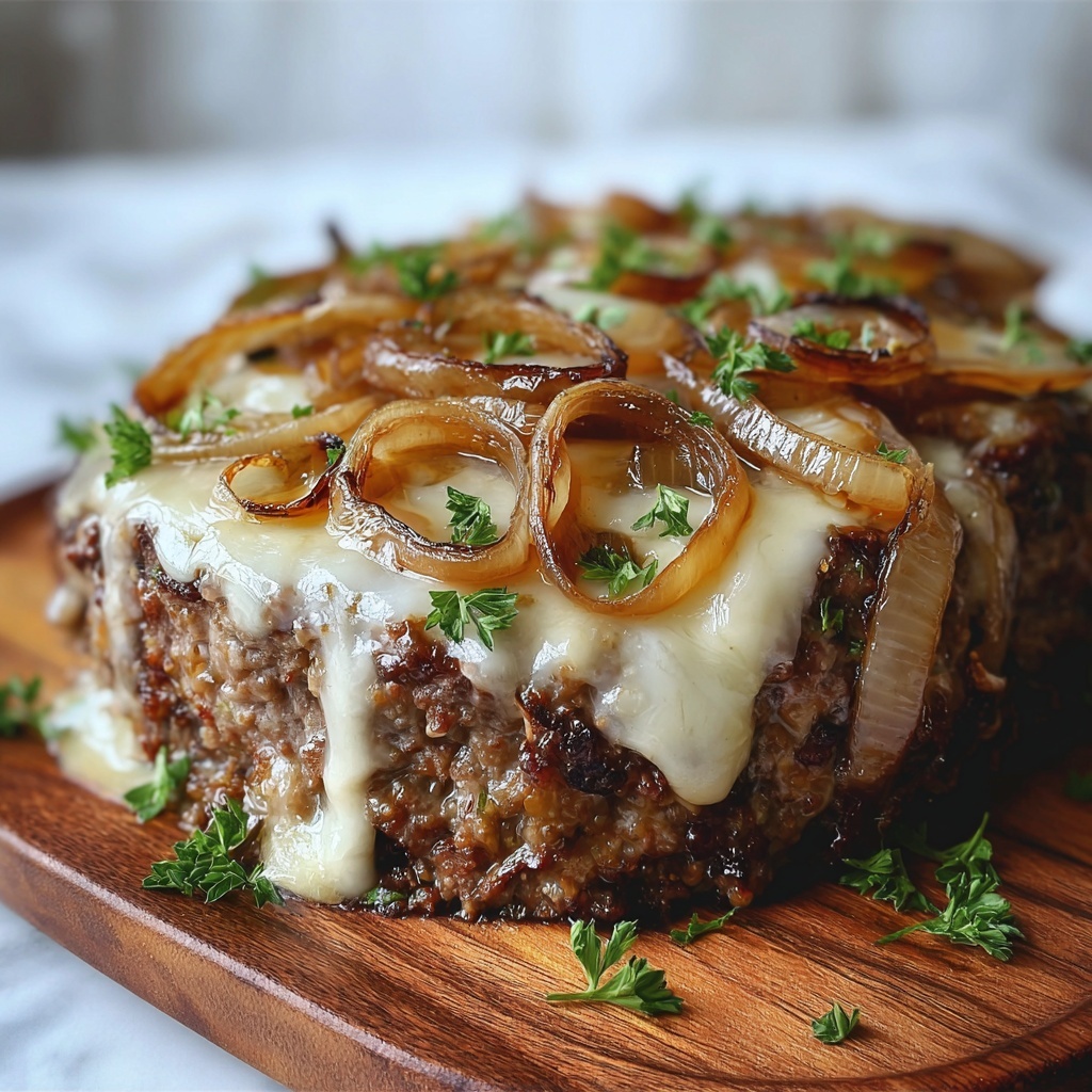 French Onion Meatloaf Recipe - Recipe Image