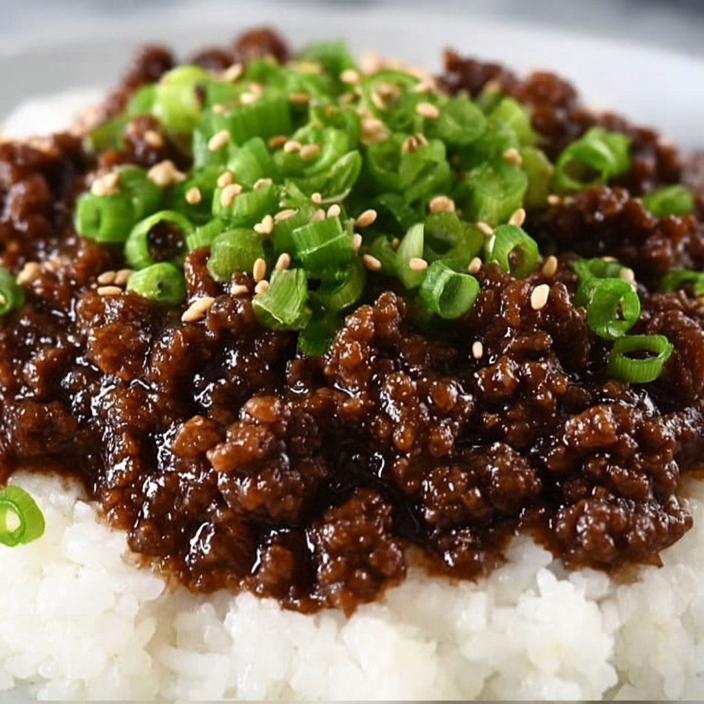 Korean Ground Beef Bowl Recipe - Recipe Image