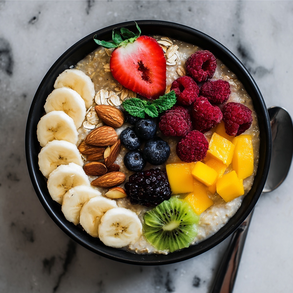 Oatmeal with Fruits and Nuts Recipe - Recipe Image